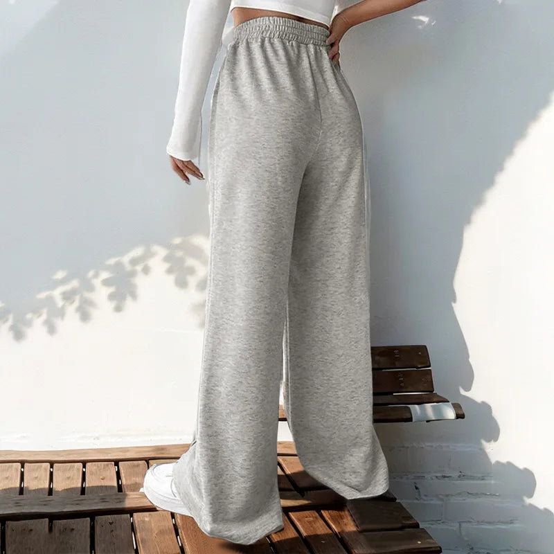 High Waist Wide-leg Pants